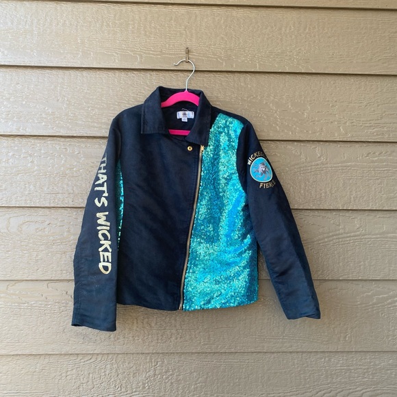 D-Signed Disney Descendants 3 Faux Suede Moto Jacket, Girls size M( 10/12) - Picture 5 of 14